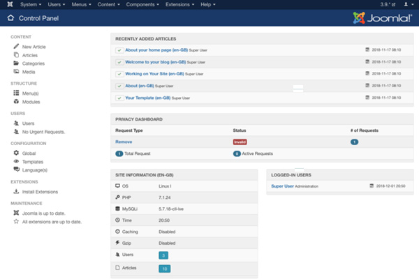 Creare sito Joomla