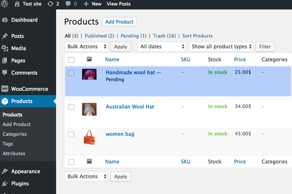 Creare sito Woocommerce